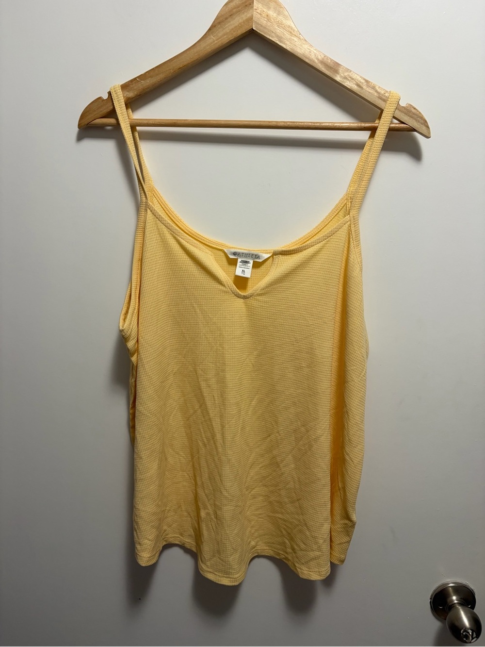 Athleta Wind Down Sleep Cami In Yellow Women’s Size XL - Picture 2 of 8